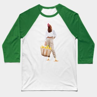 Fashionable Corn Shopping Henrietta (Fashion Farms #1) Baseball T-Shirt